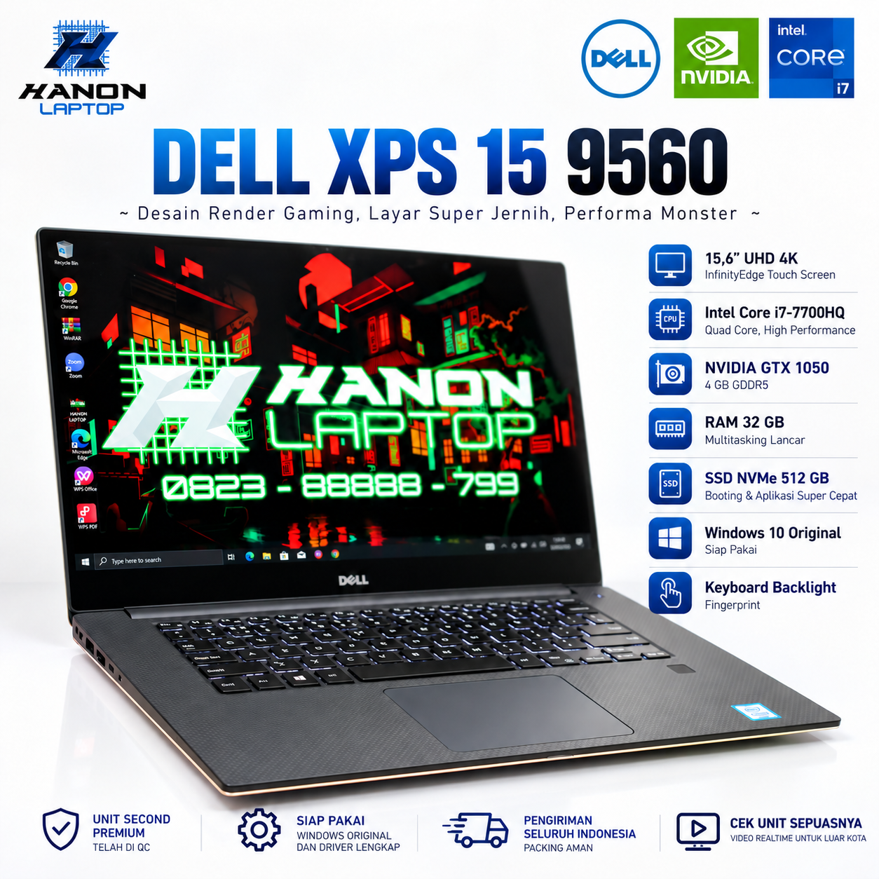 Dell XPS 15 Premium Laptop Advertisement